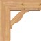 Ekena Millwork Funston Block Smooth Bracket w/ Offset Brace, Western Red Cedar, 7 1/2"W x 22"D x 22"H BKT0806X22X22FST05SWR - alternate 3